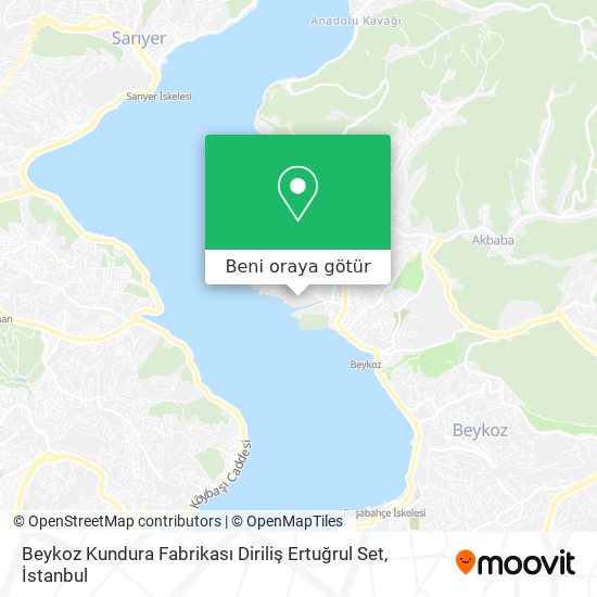 Beykoz Kundura Fabrikası Diriliş Ertuğrul Set harita