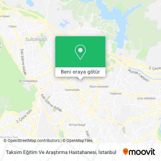 Taksim Eğitim Ve Araştırma Hastahanesi harita