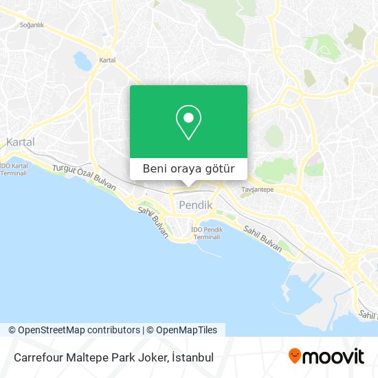 Carrefour Maltepe Park Joker harita