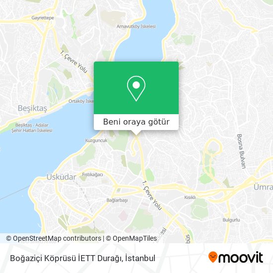 Boğaziçi Köprüsü İETT Durağı harita