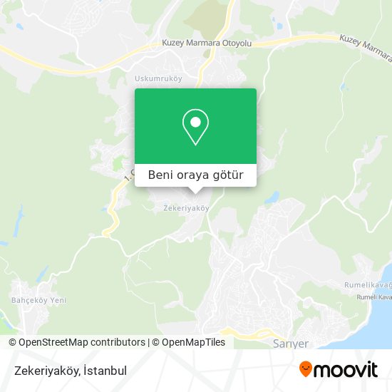 Zekeriyaköy harita