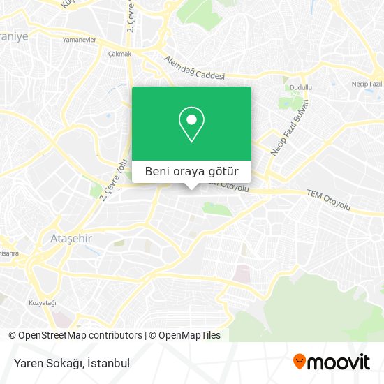 Yaren Sokağı harita