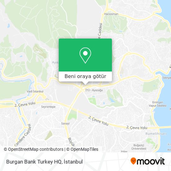 Burgan Bank Turkey HQ harita