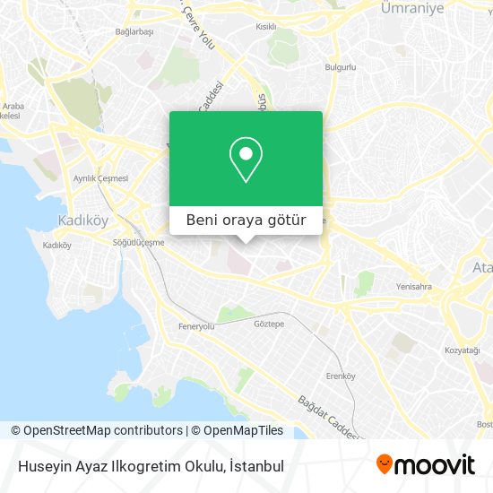 Huseyin Ayaz Ilkogretim Okulu harita
