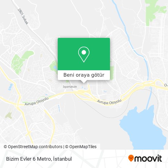 Bizim Evler 6 Metro harita
