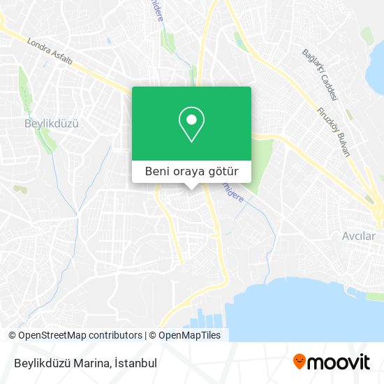 Beylikdüzü Marina harita