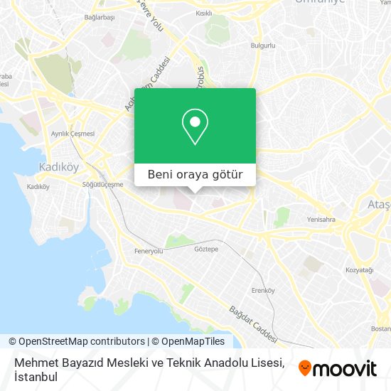 Mehmet Bayazıd Mesleki ve Teknik Anadolu Lisesi harita