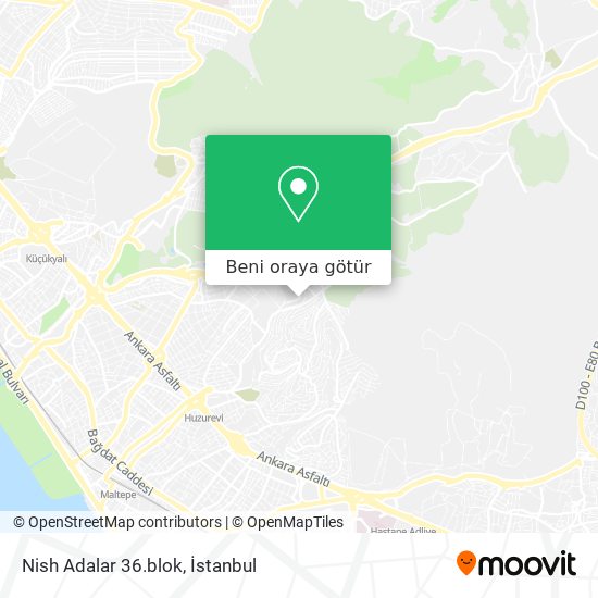 Nish Adalar 36.blok harita