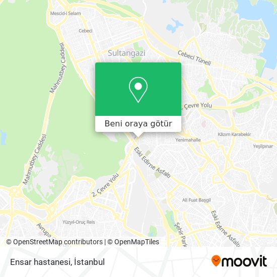 Ensar hastanesi harita