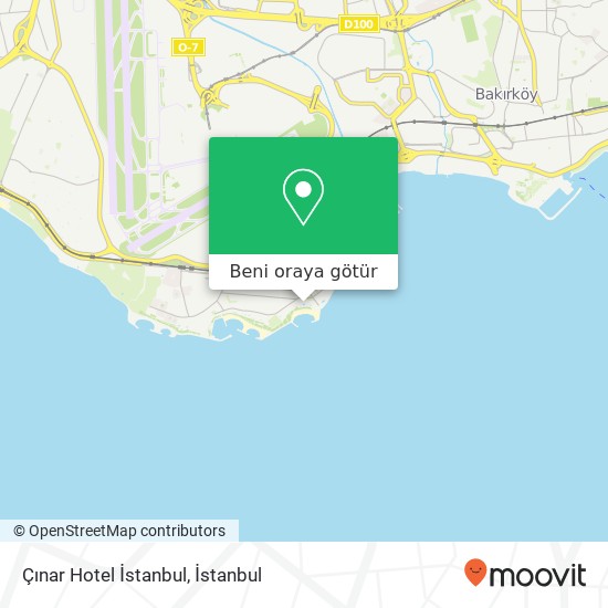 Çınar Hotel İstanbul harita