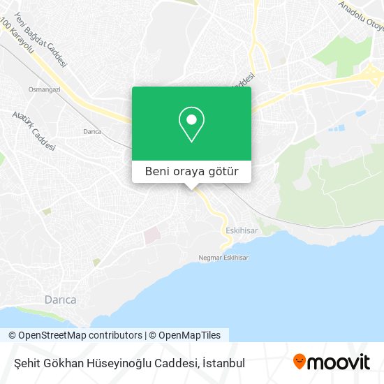 Şehit Gökhan Hüseyinoğlu Caddesi harita