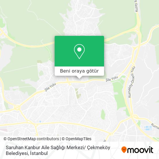 Saruhan Kanbur Aile Sağlığı Merkezi/ Çekmeköy Belediyesi harita