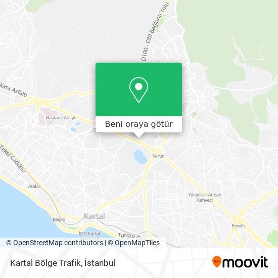 Kartal Bölge Trafik harita