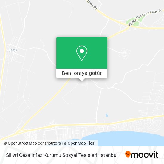 Silivri Ceza İnfaz Kurumu Sosyal Tesisleri harita