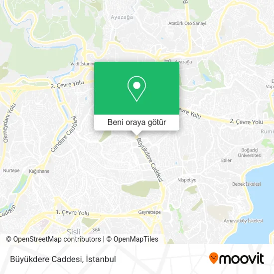 Büyükdere Caddesi harita