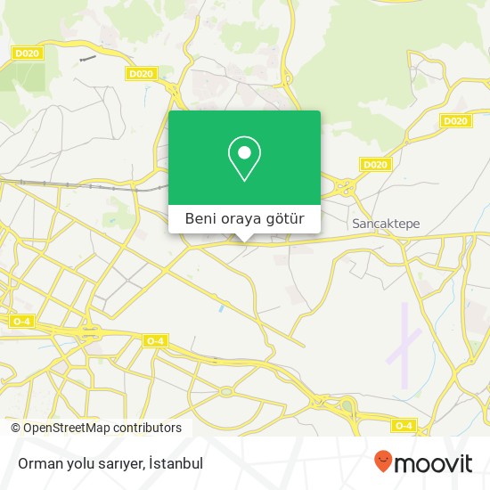 Orman yolu sarıyer harita