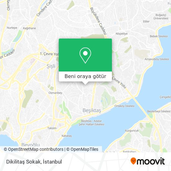 Dikilitaş Sokak harita