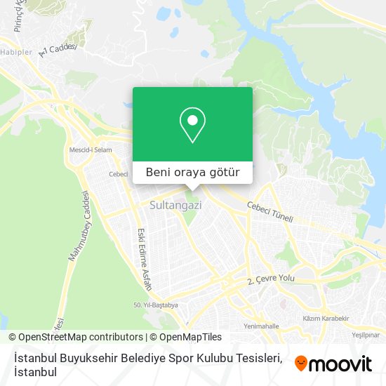 İstanbul Buyuksehir Belediye Spor Kulubu Tesisleri harita