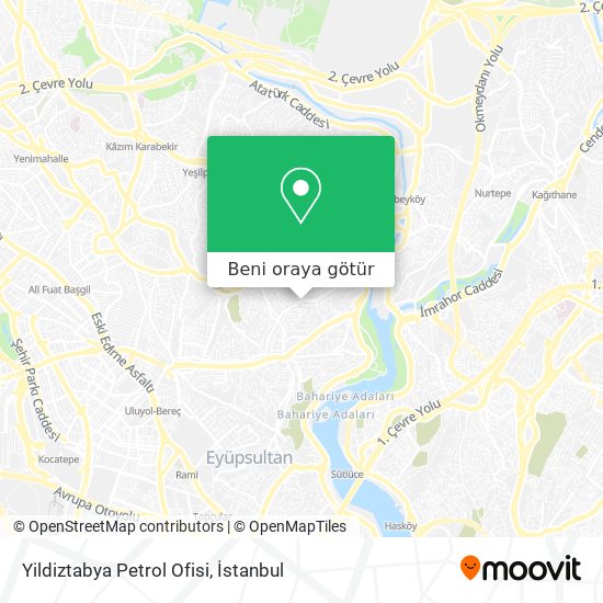 Yildiztabya Petrol Ofisi harita