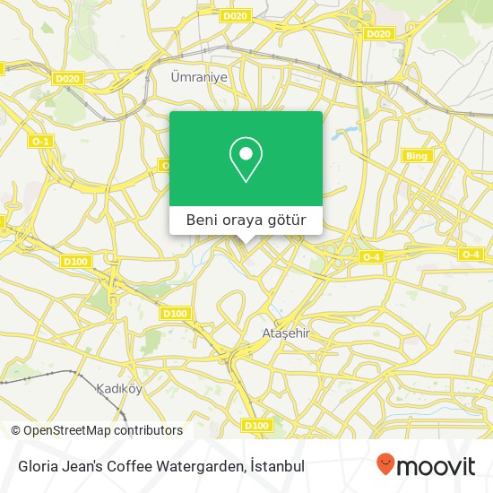 Gloria Jean's Coffee Watergarden harita
