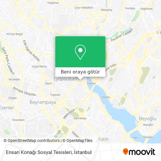 Ensari Konağı Sosyal Tesisleri harita