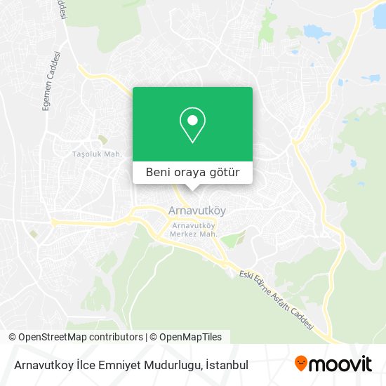 Arnavutkoy İlce Emniyet Mudurlugu harita
