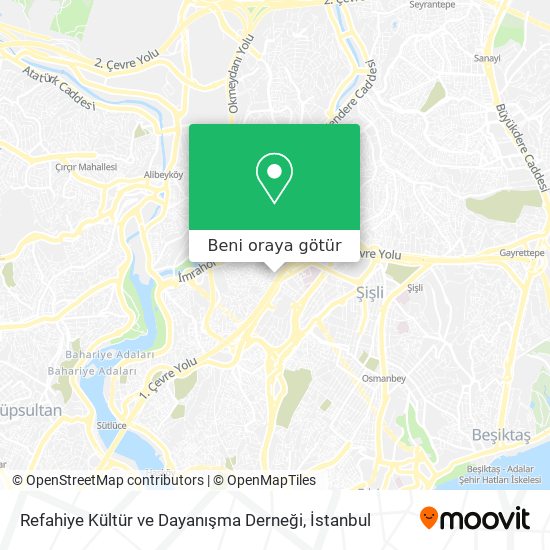 Refahiye Kültür ve Dayanışma Derneği harita