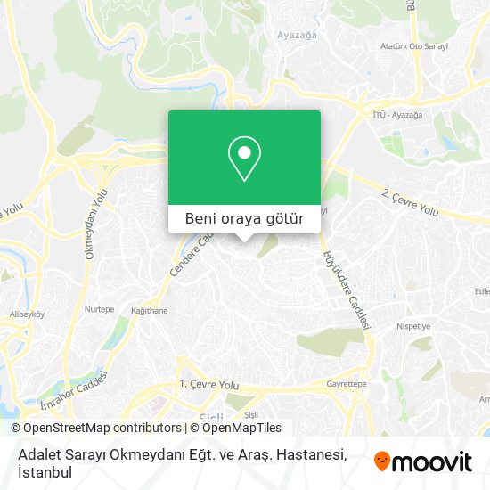 Adalet Sarayı Okmeydanı Eğt. ve Araş. Hastanesi harita
