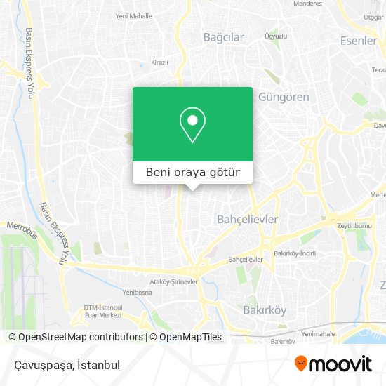 Çavuşpaşa harita