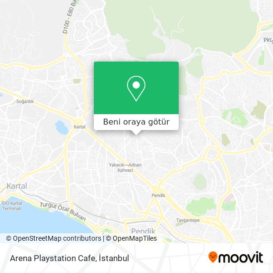 Arena Playstation Cafe harita