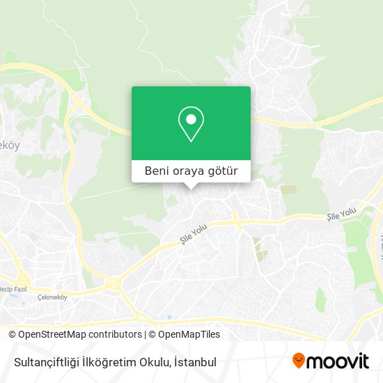 Sultançiftliği İlköğretim Okulu harita
