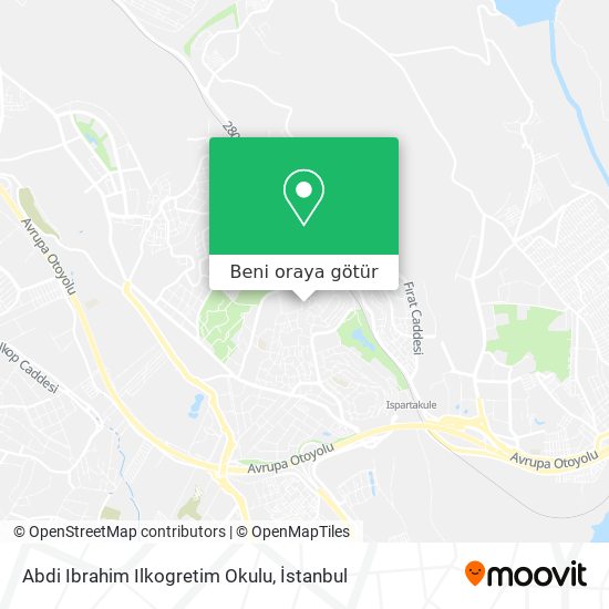 Abdi Ibrahim Ilkogretim Okulu harita