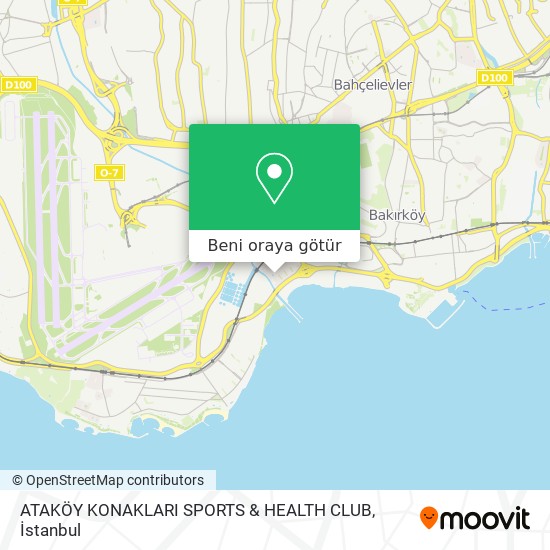 ATAKÖY KONAKLARI SPORTS & HEALTH CLUB harita