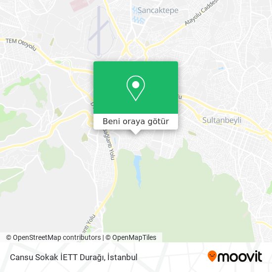 Cansu Sokak İETT Durağı harita