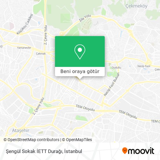 Şengül Sokak İETT Durağı harita