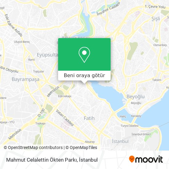 Mahmut Celalettin Ökten Parkı harita