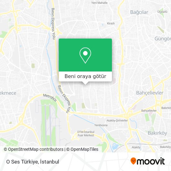 O Ses Türkiye harita