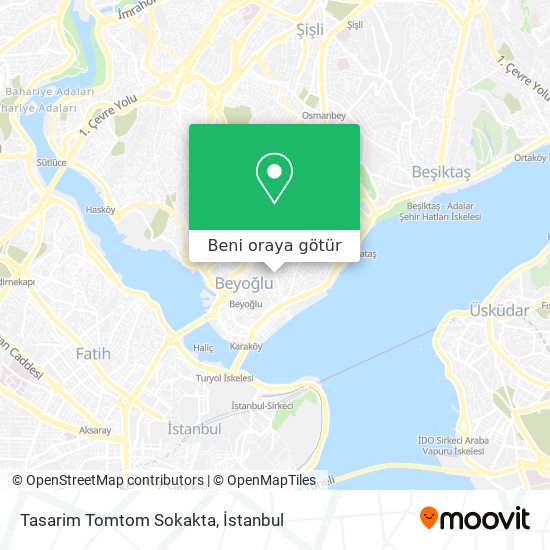 Tasarim Tomtom Sokakta harita