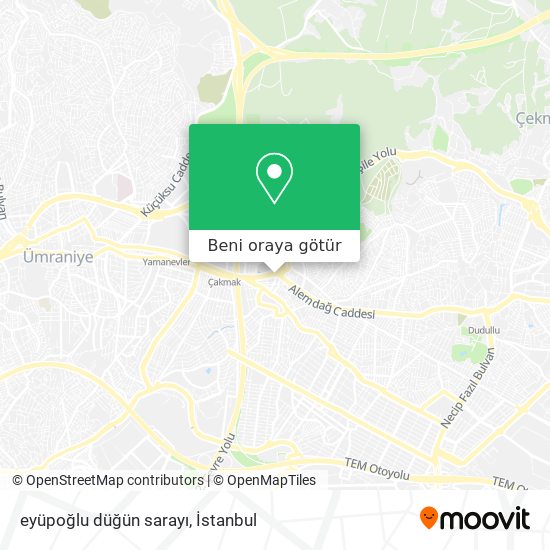 eyüpoğlu düğün sarayı harita