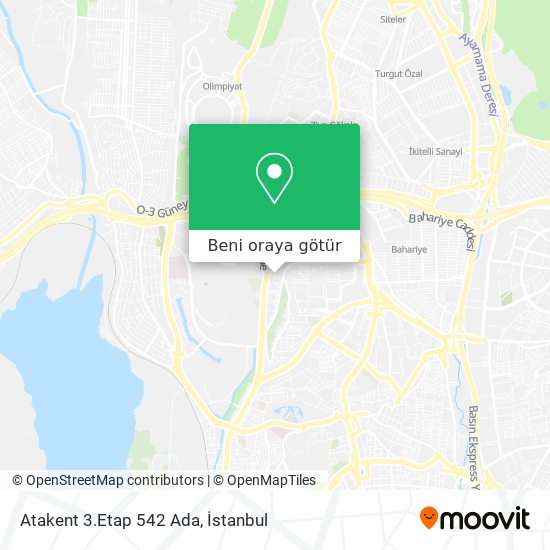 Atakent 3.Etap 542 Ada harita