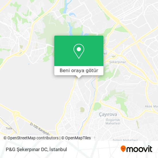 P&G Şekerpınar DC harita