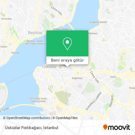 Üsküdar Fıstıkağacı harita