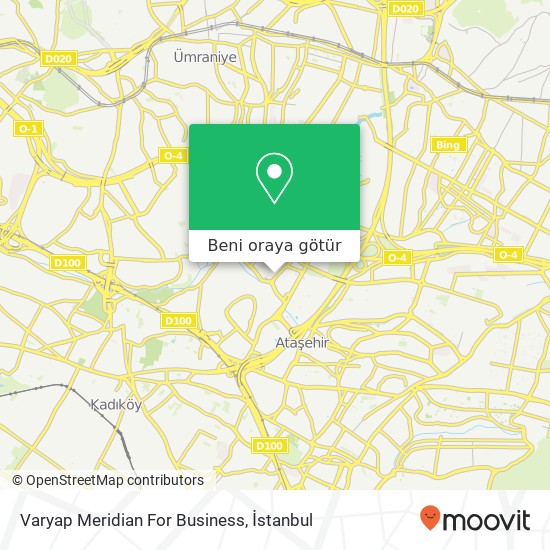 Varyap Meridian For Business harita