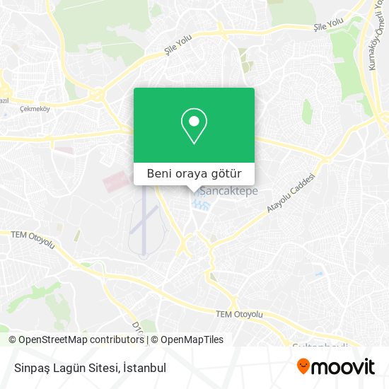 Sinpaş Lagün Sitesi harita