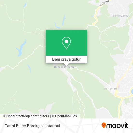 Tarihi Bilice Börekçisi harita