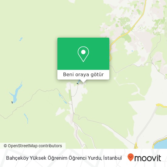 Bahçeköy Yüksek Öğrenim Öğrenci Yurdu harita