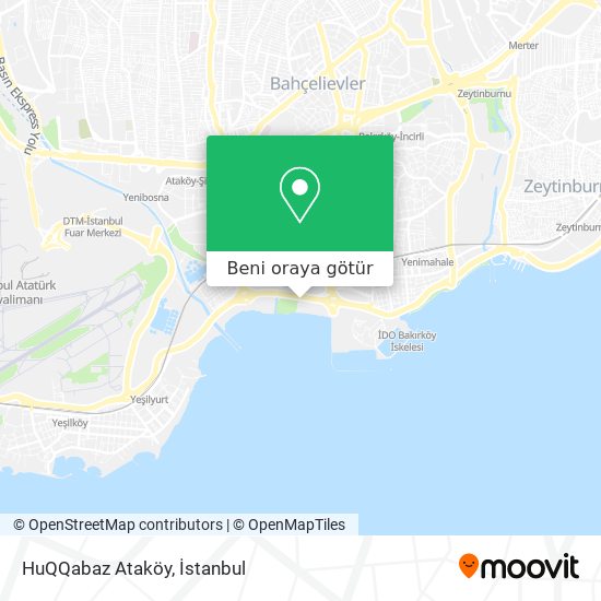 HuQQabaz Ataköy harita