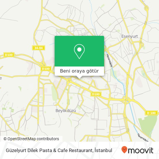 Güzelyurt Dilek Pasta & Cafe Restaurant harita