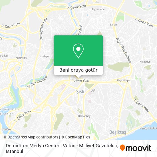 Demirören Medya Center | Vatan - Milliyet Gazeteleri harita