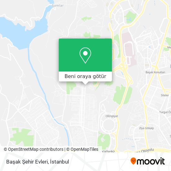 Başak Şehir Evleri harita
